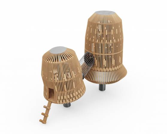 ИК 0166Т-1 Игровое оборудование Домики-грибы