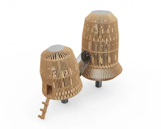ИК 0166Т-1 Игровое оборудование Домики-грибы